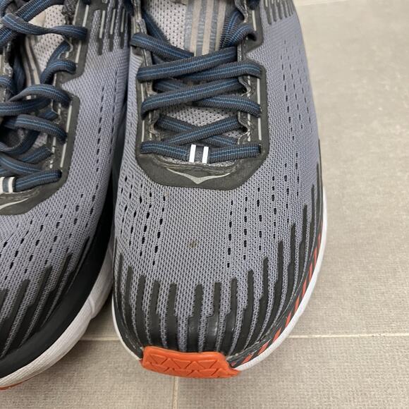 HOKA One One Clifton 5 Mens Size 9.5 Gray Athletic Running Outdoor Shoes main image 6